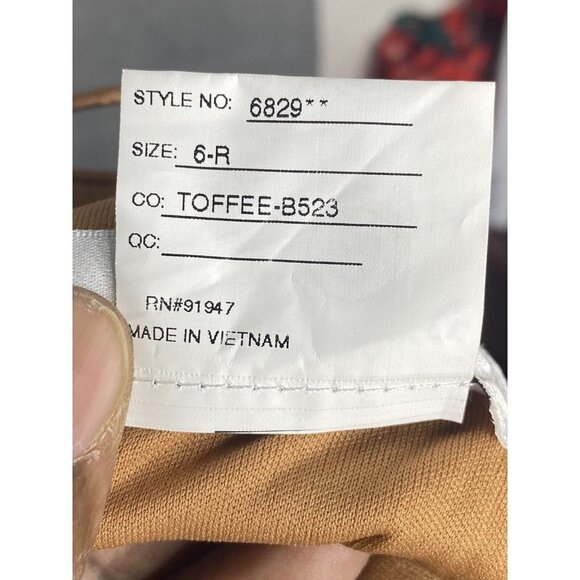 After Six Womens Bow Halter Neck Stretch Satin Gown Toffe Size 6R - Picture 6 of 9